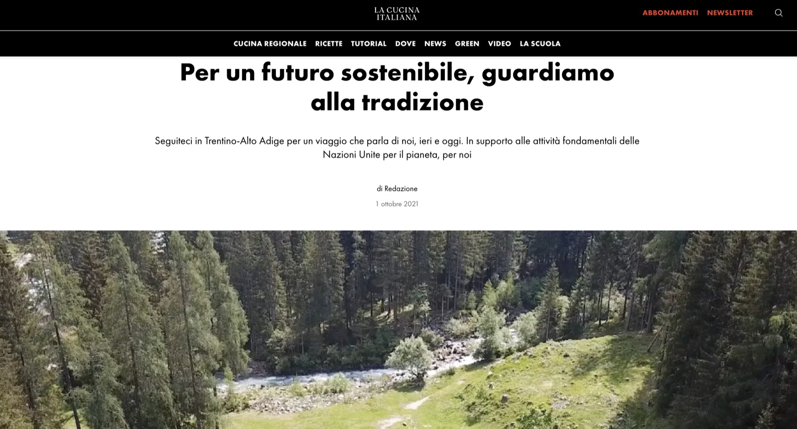 For a Sustainable Future, We Look Tradition