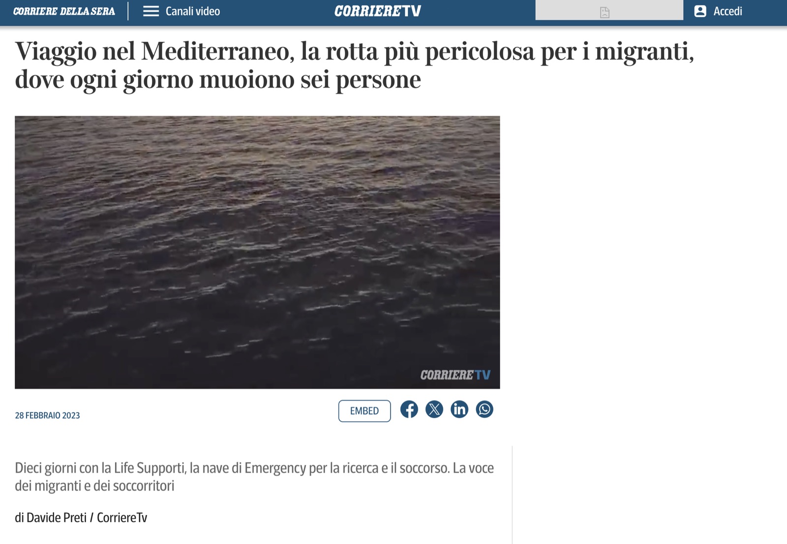 Inside the World's Most Dangerous Migration Route