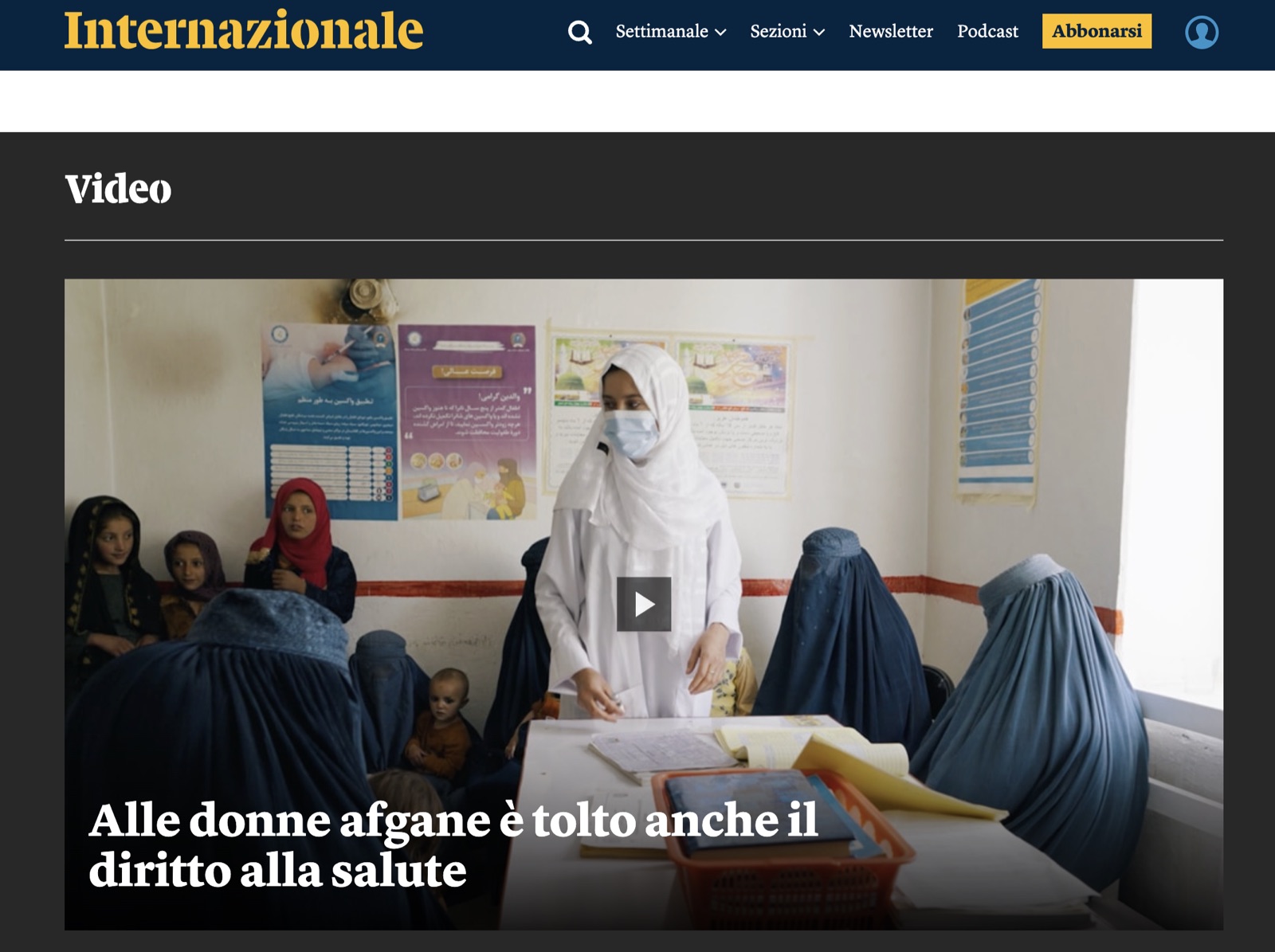 La Salute delle Donne Afghane