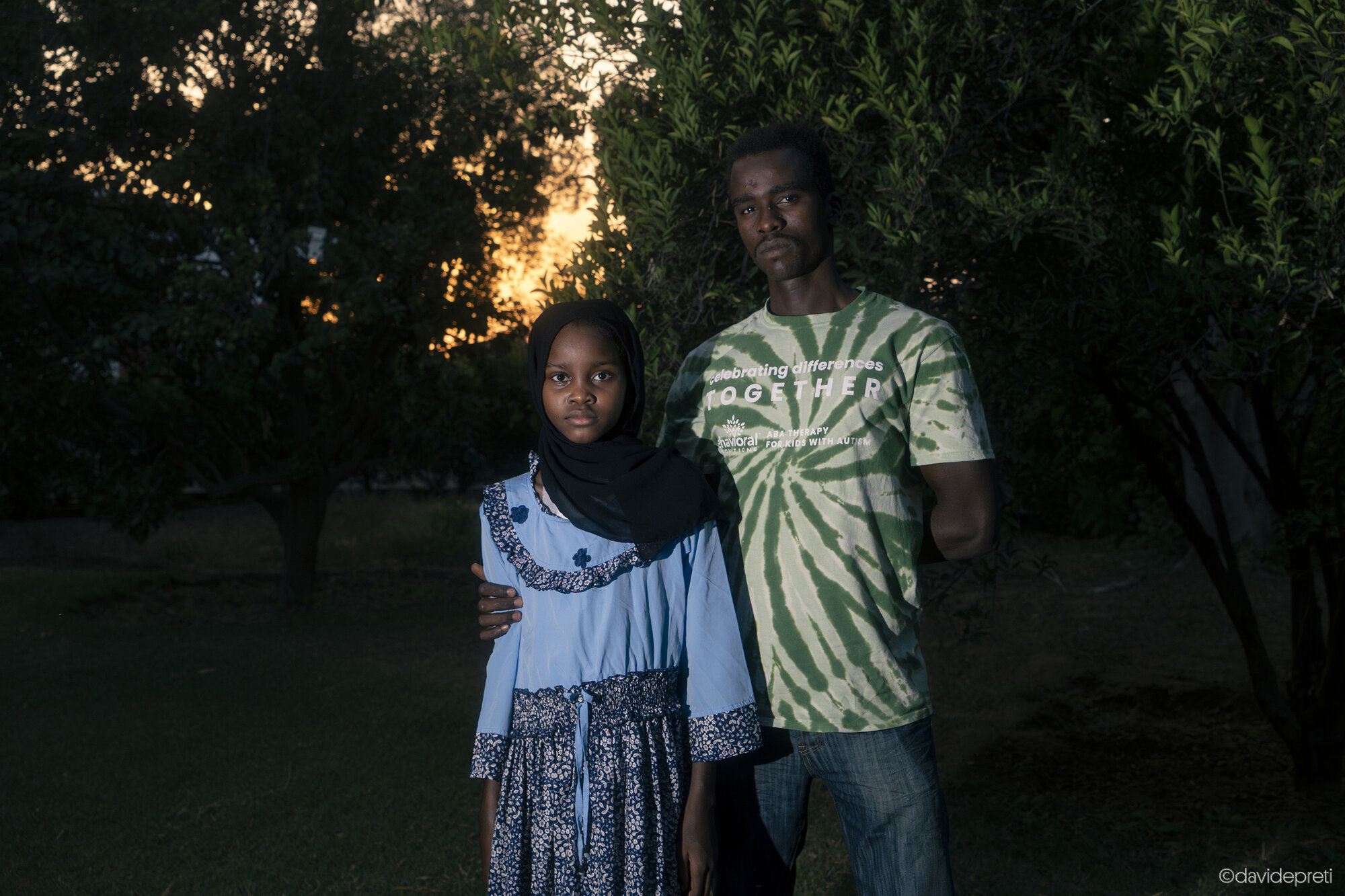 Khartoum, Sudan — November 16, 2025.

A. - 26 yo, I. - 11 yo

A. and her sister I. left their village near Nyala in April 2024. They fled a settlement occupied and looted by the RSF to treat I.'s severe heart condition. Their father died in the Darfur war; their mother and brothers remained behind.

The journey lasted twelve days. At a checkpoint, militiamen stopped the bus and dragged all the men to the ground. "My brother too," I. recalls. "I stayed on the bus, alone. I could hear the voices, the questions. Then one of the militiamen looked toward the bus and saw me. They let my brother back on." Moments later, the other passengers left on the ground were shot.

They reached EMERGENCY's Salam Centre in Khartoum, and I. underwent surgery on October 28. "Our life is in Darfur. In our land, with our family," A. says. "As soon as the doctors give us clearance, we will set out again. The RSF will still be there, but we want to go home."
