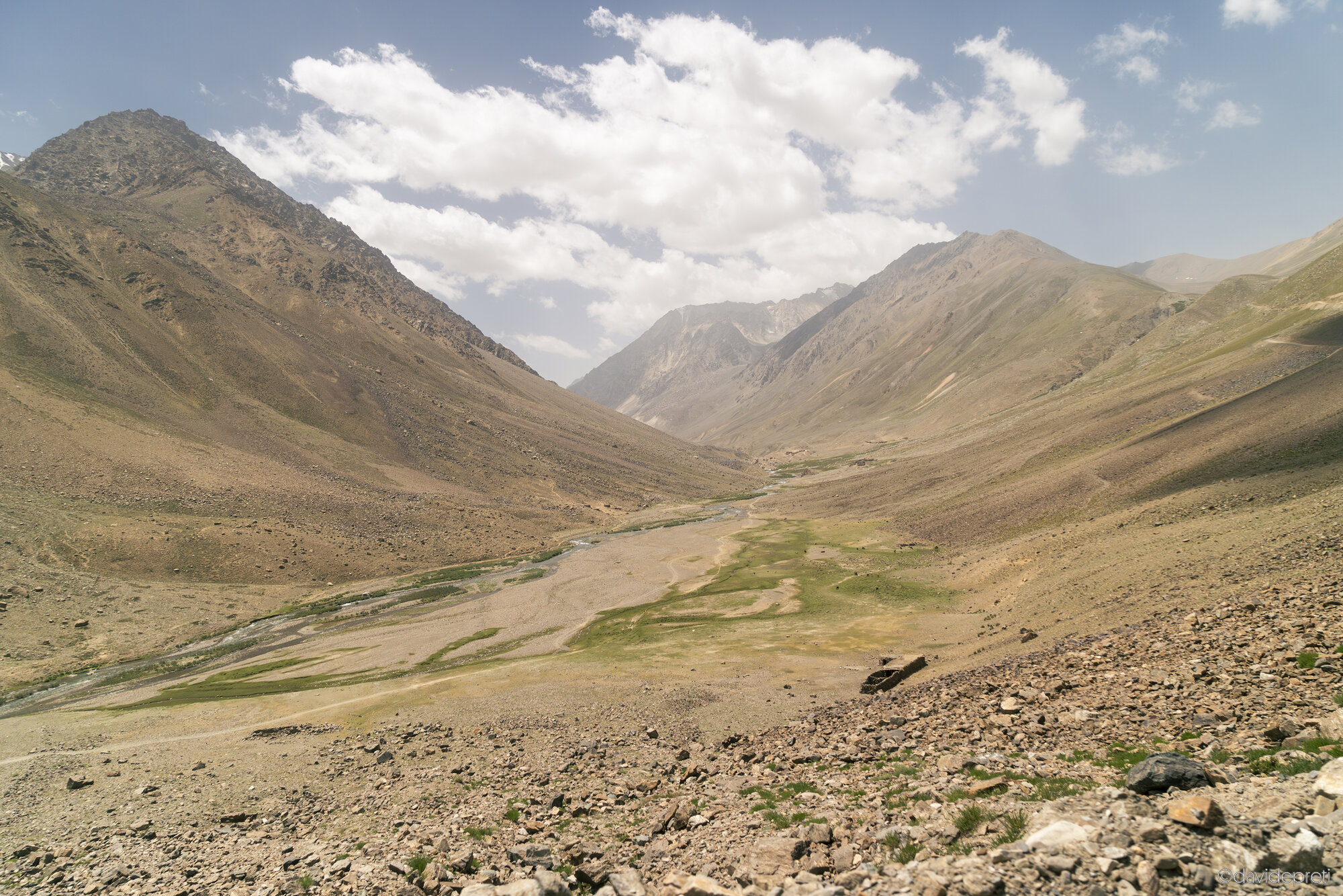 Badakhshan Province, Afghanistan — July 10, 2025.

An aerial view showing the mountain peaks at the western edge of the Pamir range.
