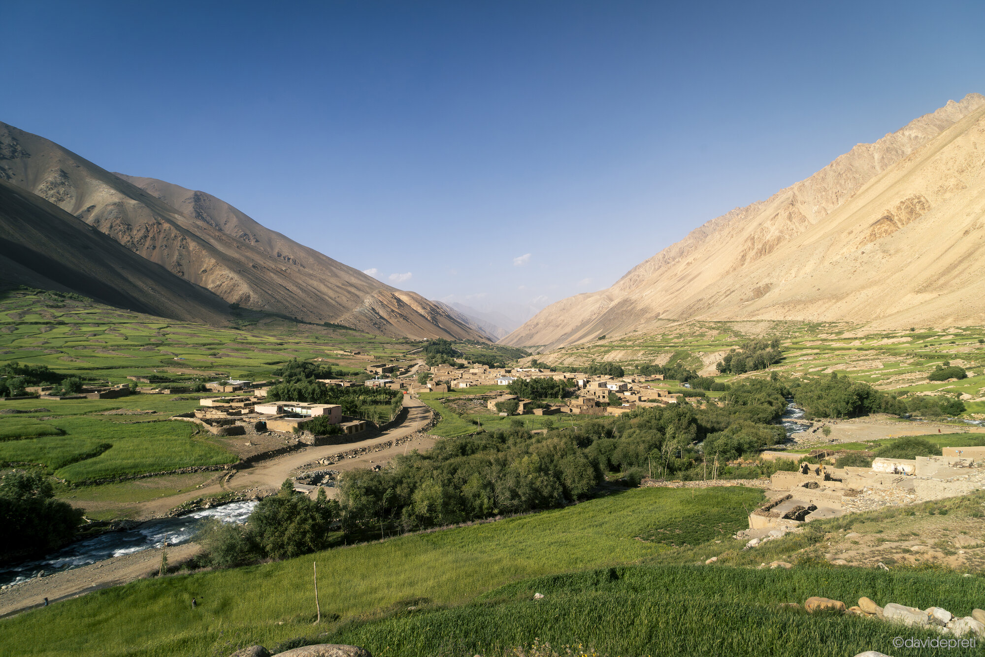 Anjuman, Afghanistan — July 10, 2025.

A general view showing the remote mountain village of Anjuman, crossed by the Anjuman River in the Badakhshan region.
